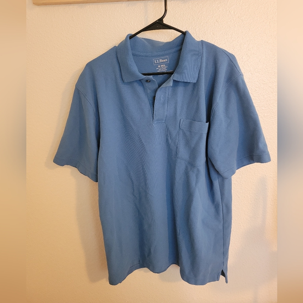 L.L. Bean Men's Polo Shirt Bundle, 5 Shirts, Size Medium, 100% Cotton - Picture 3 of 9